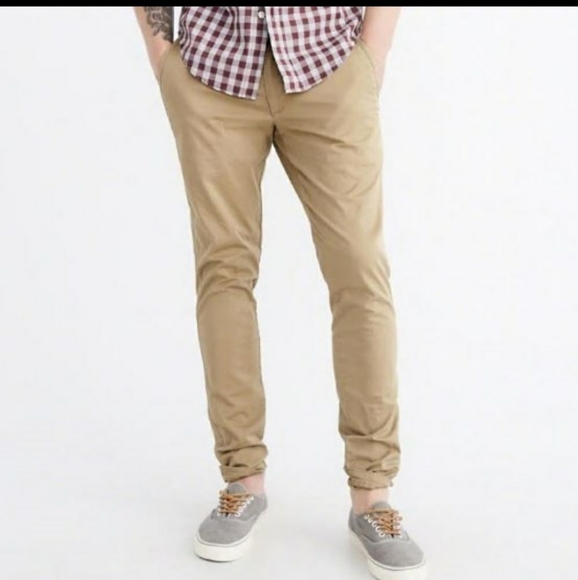 Abercrombie & Fitch men's flex super skinny stretch pant - Picture 1 of 6